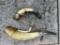 (1) Antique Powder Horn and (1) Antique Blow Horn for Hounds (ONE$)
