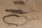 Antique SPURS with a Flower design embossed on the Leather Straps