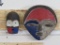 (2) Wooden AFRICAN MASKS, Hand Carved and Painted (ONE$)
