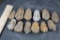 (12) TRILOBITE FOSSILS From Morocco (ONE$)