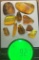 (10) Pieces of Authentic Myanmar AMBER Fossil Insect and Plant Specimens, Weight: 9.21 g (ONE$)
