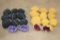 (10) Dyed Purple CRYSTAL QUARTZ Geodes and (10) Titanium Green Aura CRYSTAL QUARTZ Geodes (ONE$)
