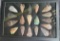 (18) ARROWHEAD Points in a Glass Case (ONE$)