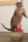 Life-sized Standing RIVER OTTER on a Decorative Base