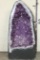 Big 61 lb Deep Purple AMETHYST Crystal Geode Cathedral