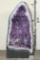 Big 57 lb AMETHYST and Clear Quartz Crystal Geode Cathedral