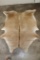 *Brand New* Tan and White COW HIDE