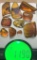 (10) Pieces of Authentic Myanmar AMBER Fossil Insect and Plant Specimens, Weight: 11.9 g (ONE$)