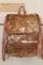 *Brand New* COW HIDE and Leather Backpack with a Laptop Pocket and Decorative Fringe