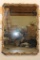 Large Antique Rococo Style Metal Mirror
