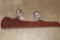 *New* Tooled Leather Rifle or Long Gun Holster for a Saddle