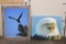 (1) Framed BALD EAGLE Photo by Dave N. Richards and (1) BALD EAGLE Canvas print (ONE$)