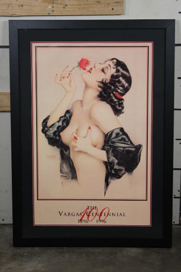 Big "Memories of Olive" Alberto Vargas Centennial 1896-1996 Pinup Print