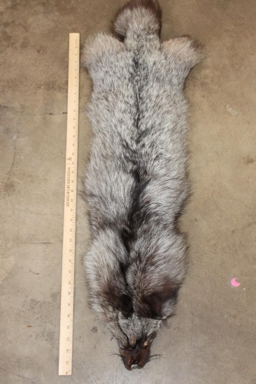 Nice and Soft SILVER FOX Cross Hide