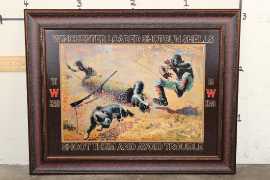 XL Reproduction 1908 Winchester Shells Advertisement "Shoot Them and Avoid Trouble"