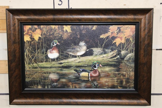"Backwater Woodies" Giclee Signed and Numbered by artist Robert Hautman