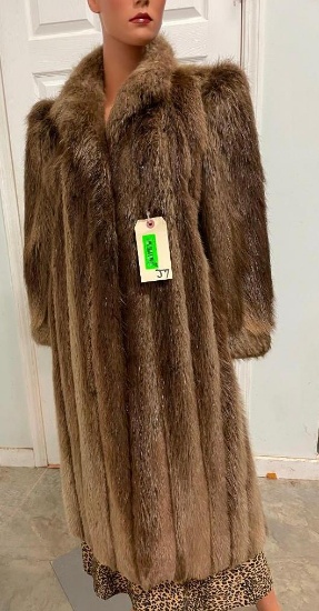 Beautiful Natural BEAVER Fur Coat