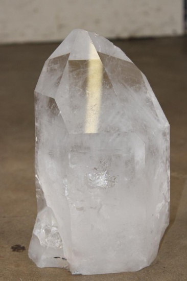 XXL 14 lb CLEAR QUARTZ Crystal Obelisk Point