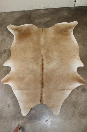 *Brand New* Tan and White COW HIDE