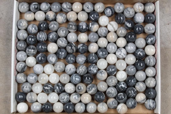 12lbs 8oz of ONYX Semi-Polished Mineral Spheres from Mexico (ONE$)