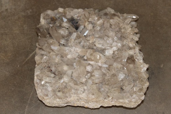 Big 12 lb Natural SMOKEY QUARTZ Crystal Cluster Formation