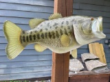 *New* Huge Reproduction LARGE MOUTH BASS Fish Mount