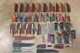 (40) *New* Damascus Steel and Carbon Steel Knives (ONE$)