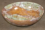Big Banded GREEN ONYX Bowl