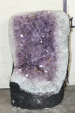 Big 57 lb AMETHYST Crystal Geode Cathedral