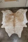 *Brand New* XL Champagne and White Brindle COW HIDE