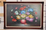 Original Floral Still Life Oil Painting by artist 