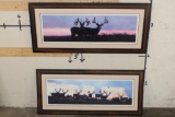 (2) Large Cabela's Edition Art Photo Prints by Robert King for King's Outdoor World 2002 (ONE$)