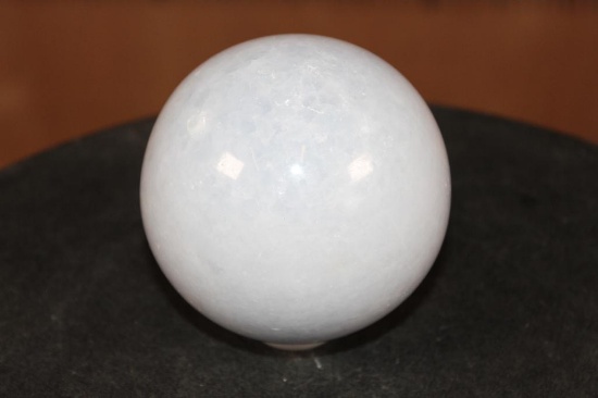 BLUE CELESTITE Mineral Sphere