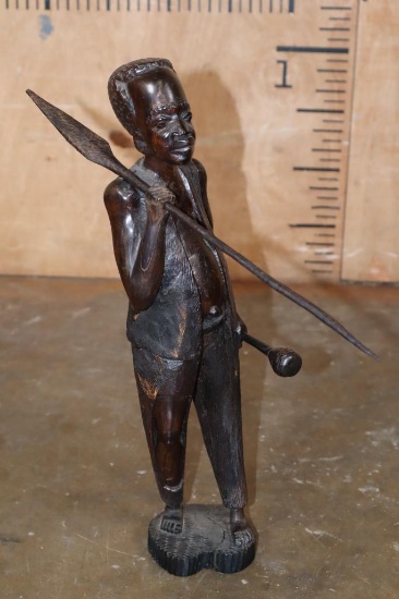 Hand-carved Wood African Tribal SCULPTURE from East Africa