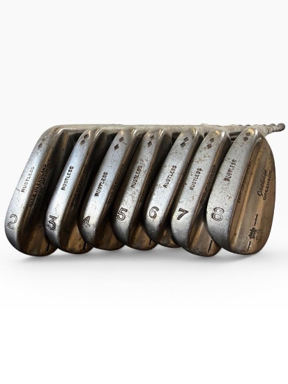 Gradidge Greensite Rustless Steel Irons - 7pc Set