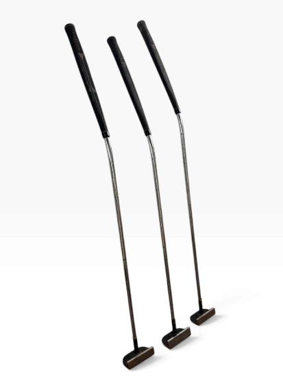 Lot of 3 Vintage Decorative Bent Golf Putters