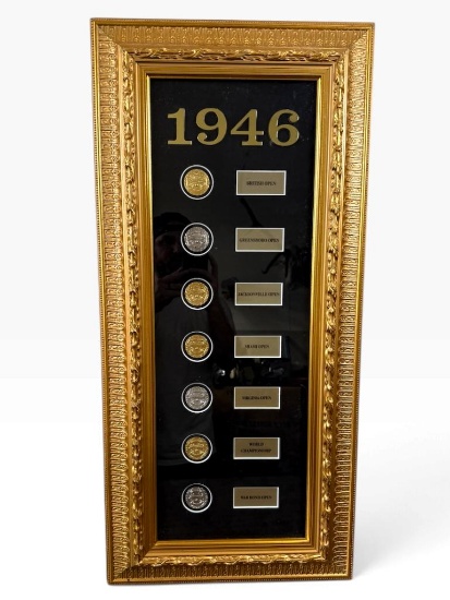 1946 PGA Tour Medals Display - Sam Snead