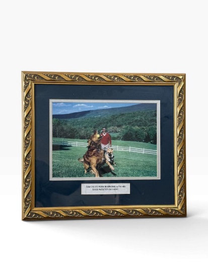 Framed Sam Snead Virginia Farm Photo