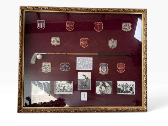 Large Sam Snead Ryder Cup Commemorative Shadowbox