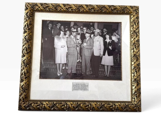 Framed Donald Ross & Sam Snead Photo