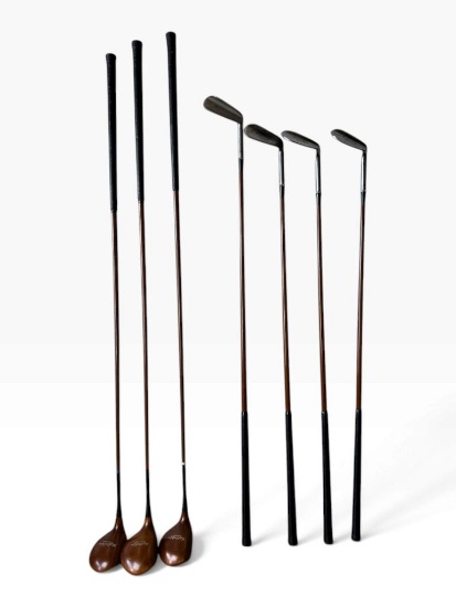 Vintage Wright & Ditson Paramount Golf Clubs