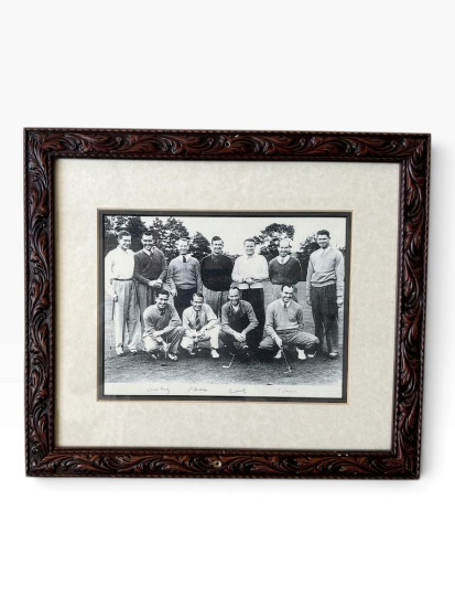 Framed Group Photo of Sam Snead & PGA Golfers