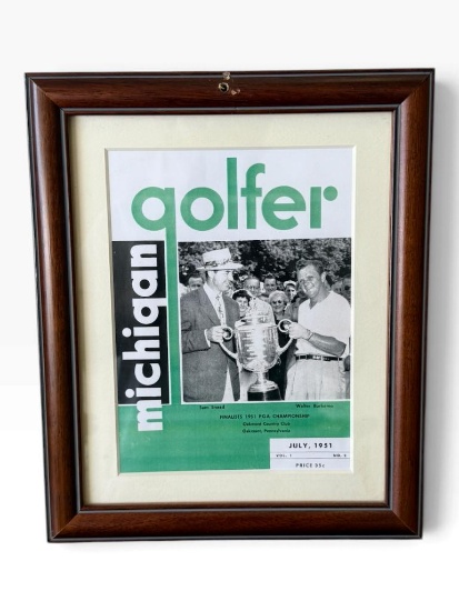 1951 Michigan Golfer Cover - Sam Snead
