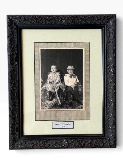 Framed Photo of Sam Snead Age 4 (1916)