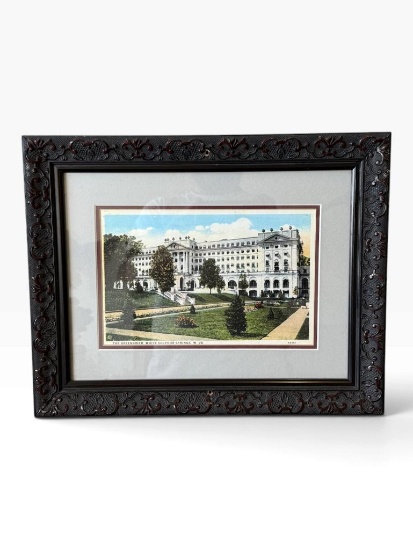 Framed The Greenbrier White Sulphur Springs Print
