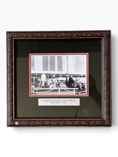 Framed Sam Snead and Arnold Palmer World Cup Photo