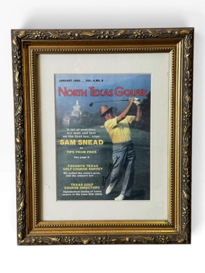 Framed North Texas Golfer Magazine Print