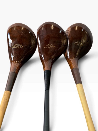 Dunlop Gold Cup Craig Wood Set of Three Woods