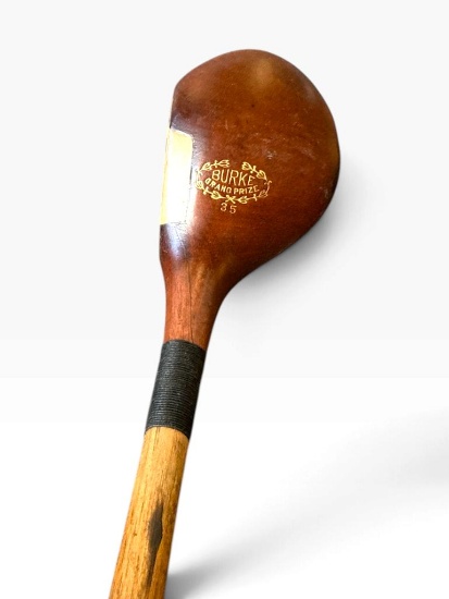 Burke Grand Prize Hickory Shaft Wood No. 35