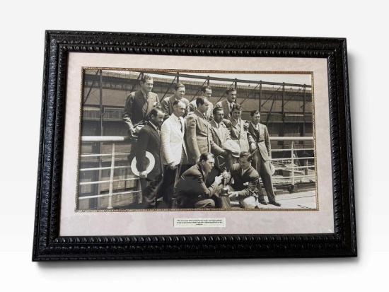 1937 U.S. Ryder Cup Team Framed Photograph